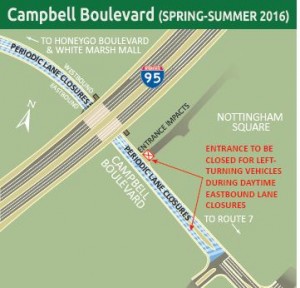 final widening - campbell boulevard